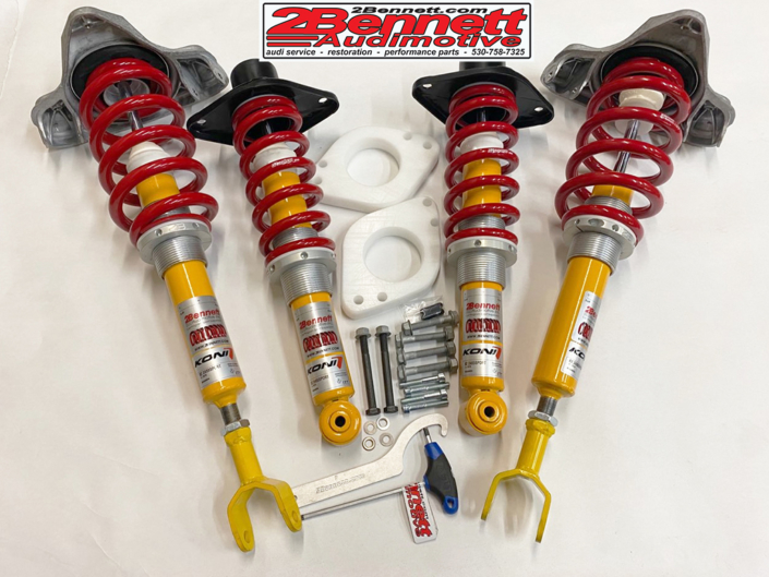 C5 Allroad Coilover suspension conversion Audimotive