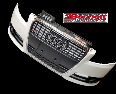 Audi S-Line Front bumper with Grolls and Fog ligt assembly Ibis White.B7